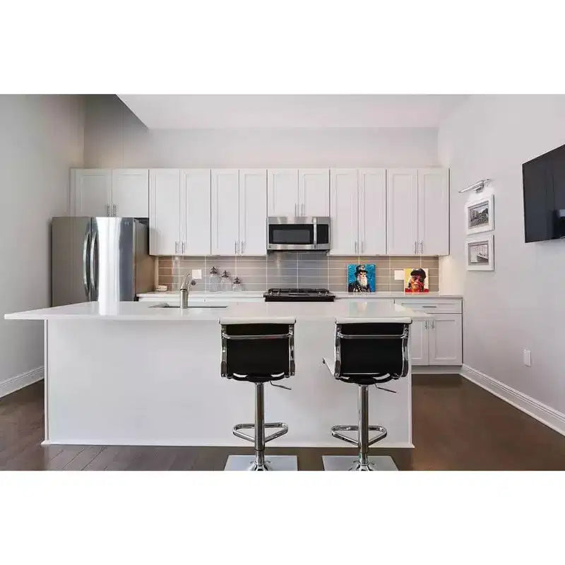 Meuble bas de cuisine avec tiroir, 18 po L x 34,5 po H x 24 po P, cadre en contreplaqué à fermeture amortie - recouvrant RTA