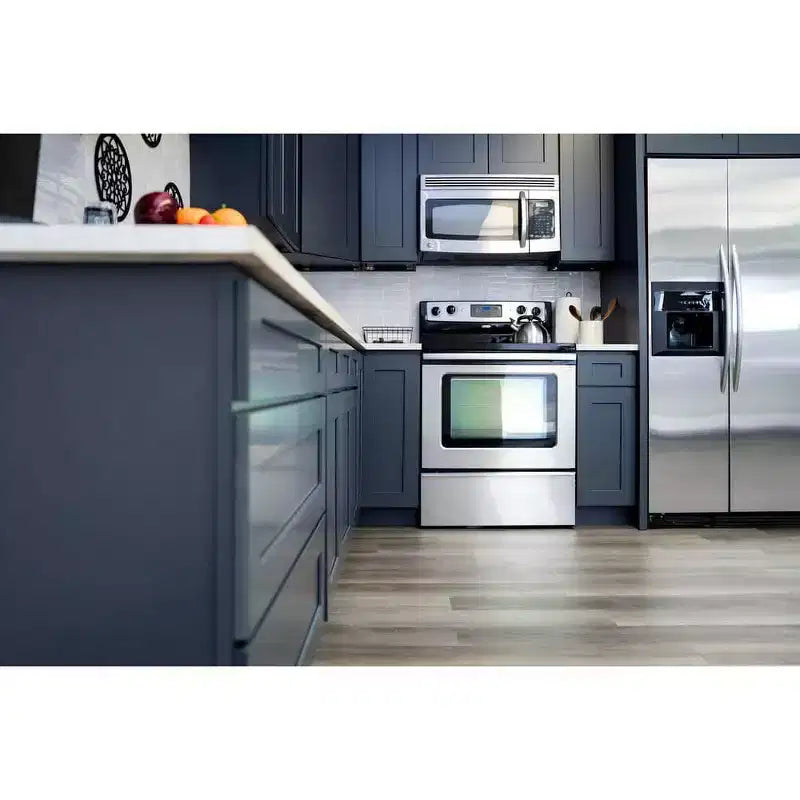 Meuble bas de cuisine avec tiroir, 18 po L x 34,5 po H x 24 po P, cadre en contreplaqué à fermeture amortie - recouvrant RTA
