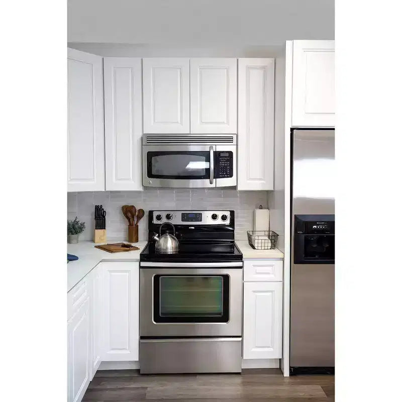Meuble bas de cuisine avec tiroir, 18 po L x 34,5 po H x 24 po P, cadre en contreplaqué à fermeture amortie - recouvrant RTA