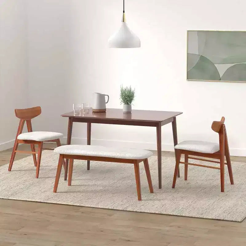 Table de salle à manger Table de cuisine de 120 cm. Table de salle à manger pour petits espaces, mobilier moderne, rectangulaire