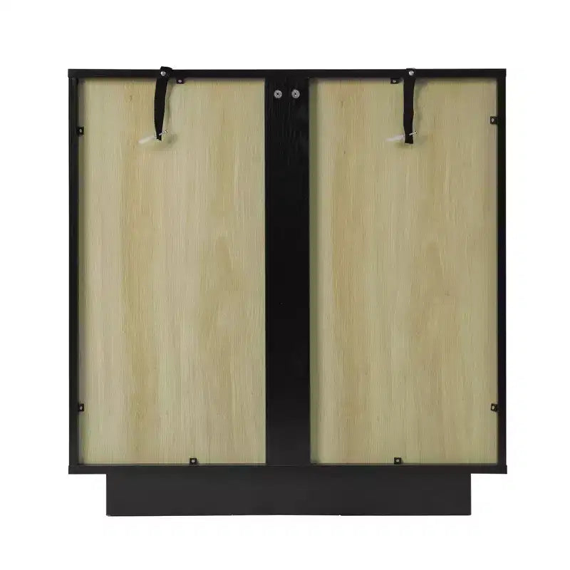 Armoire de rangement moderne avec portes en acrylique et étagère réglable