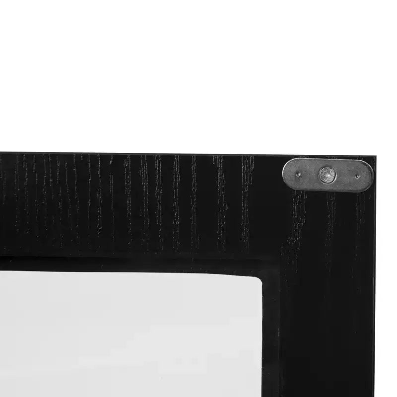 Armoire de rangement moderne avec portes en acrylique et étagère réglable